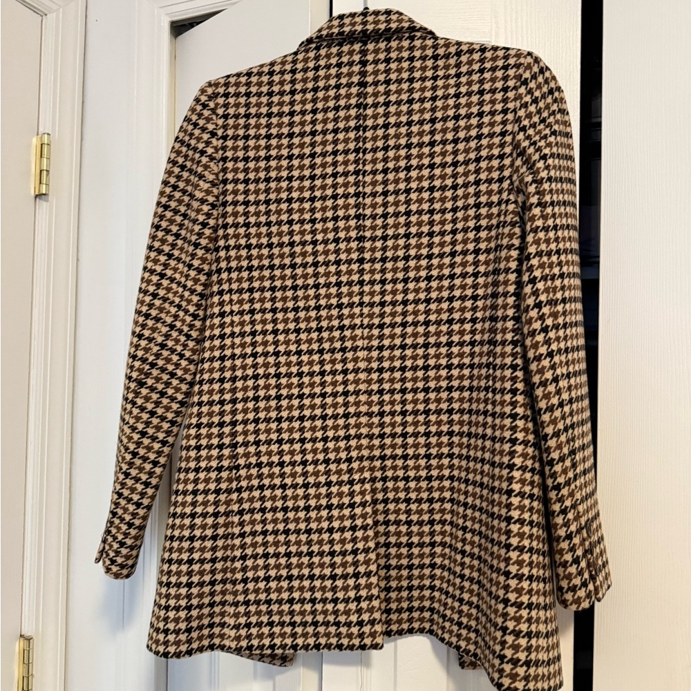 & Other Stories Houndstooth Blazer - Black and Brown - Picture 3 of 4